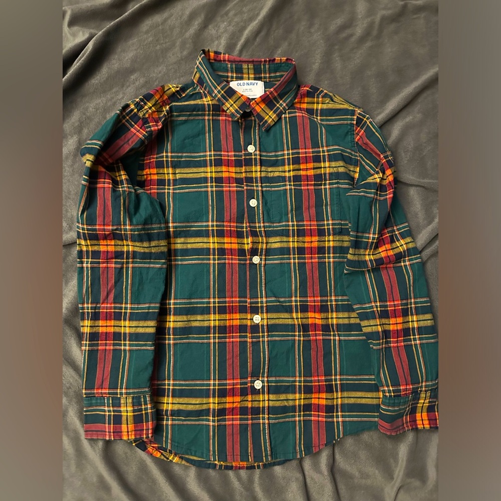 Boys Old Navy Long Sleeve Button Down